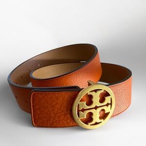 Tory Burch Miller Orange Rare Belt SZ sm